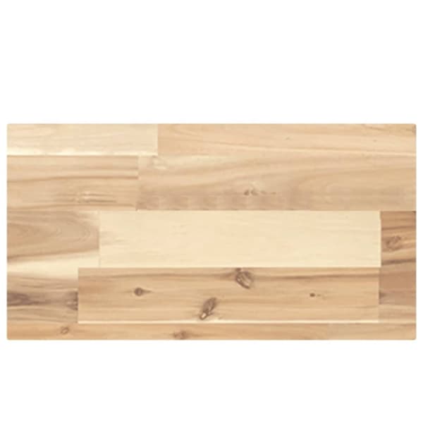 vidaXL Bordplate 60x20x4 cm rektangulær heltre akasie