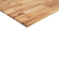 Miniatyrbilde 9 av 10: vidaXL Bordplate rektangulær 120x30x2 cm heltre akasie