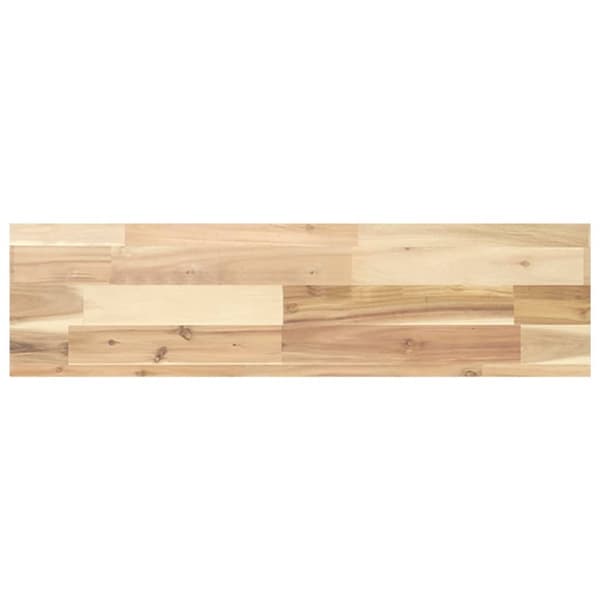 vidaXL Bordplate 80x20x4 cm rektangulær heltre akasie