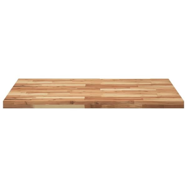 vidaXL Bordsskiva rektangulär 100x80x4 cm massivt akaciaträ