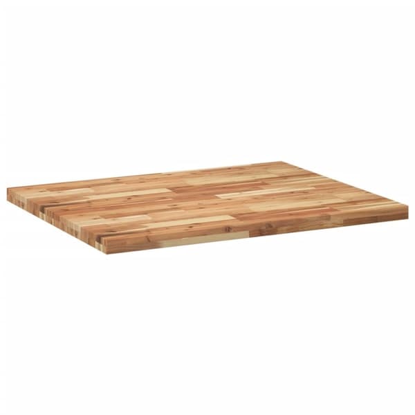 vidaXL Bordsskiva rektangulär 100x80x4 cm massivt akaciaträ