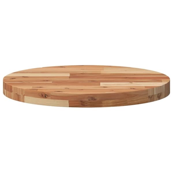 vidaXL Bordplate rund Ø50x4 cm heltre akasie