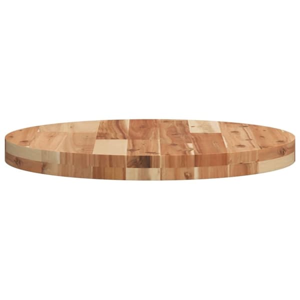 vidaXL Bordplate rund Ø50x4 cm heltre akasie