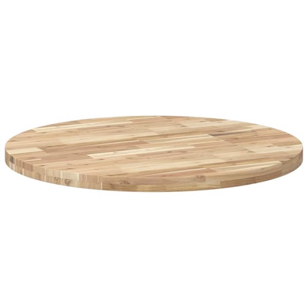 vidaXL Bordplate rund Ø90x4 cm heltre akasie