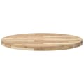 Miniatyrbilde 5 av 10: vidaXL Bordplate rund Ø80x4 cm heltre akasie