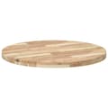 Miniatyrbilde 6 av 10: vidaXL Bordplate rund Ø80x4 cm heltre akasie