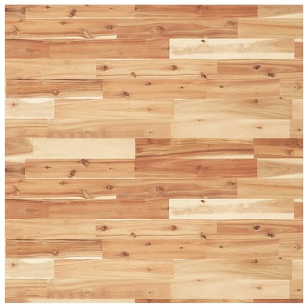 vidaXL Bordsskiva fyrkantig 90x90x2 cm massivt akaciaträ