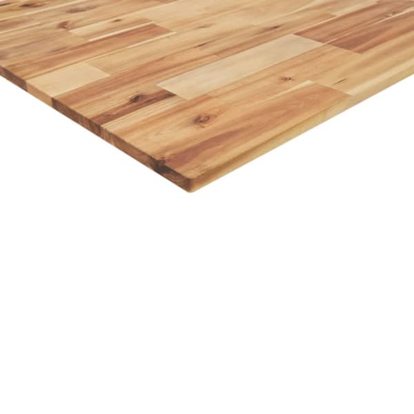 vidaXL Bordsskiva fyrkantig 90x90x2 cm massivt akaciaträ