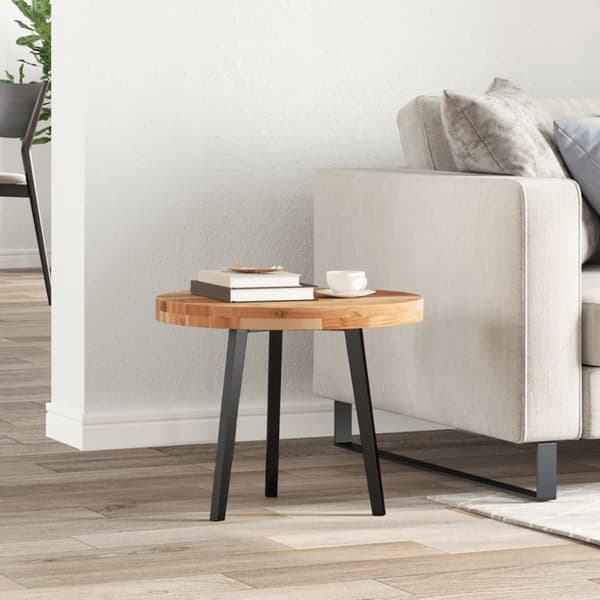 vidaXL Pöytälevy pyöreä Ø50x4 cm täysi akasiapuu