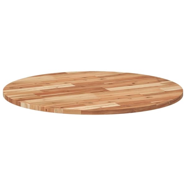 vidaXL Pöytälevy pyöreä Ø80x2 cm täysi akasiapuu