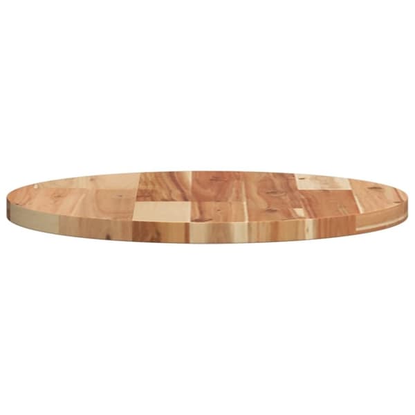 vidaXL bordplade Ø40x2 cm rund massivt akacietræ