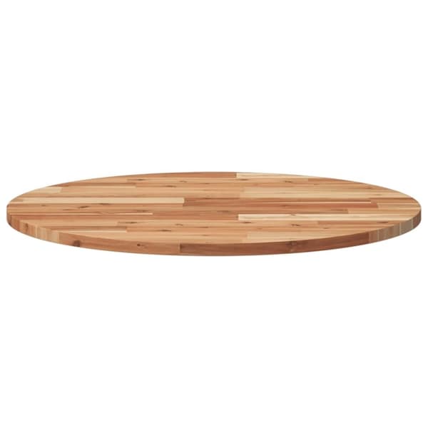 vidaXL bordplade Ø70x2 cm rund massivt akacietræ