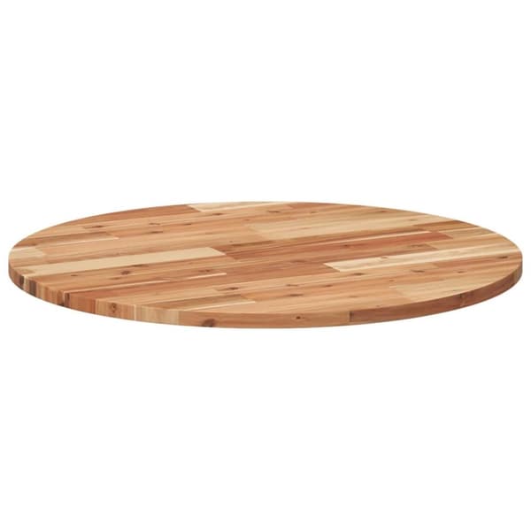 vidaXL bordplade Ø70x2 cm rund massivt akacietræ