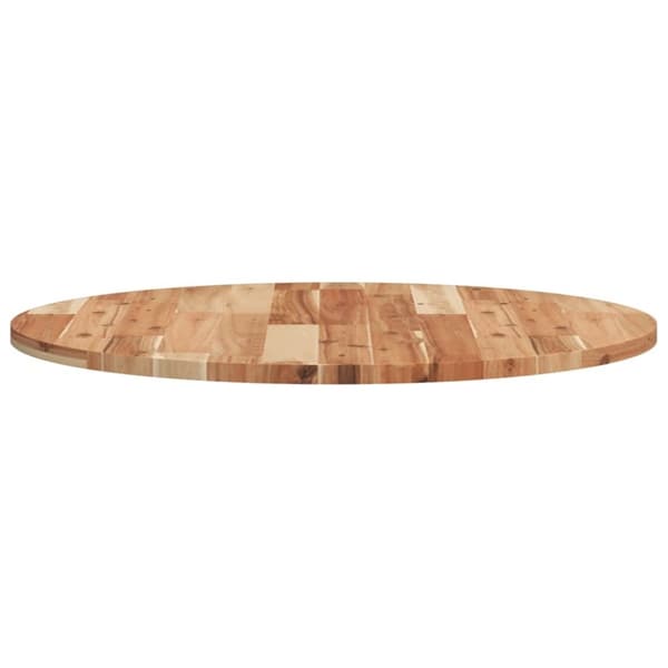 vidaXL bordplade Ø70x2 cm rund massivt akacietræ