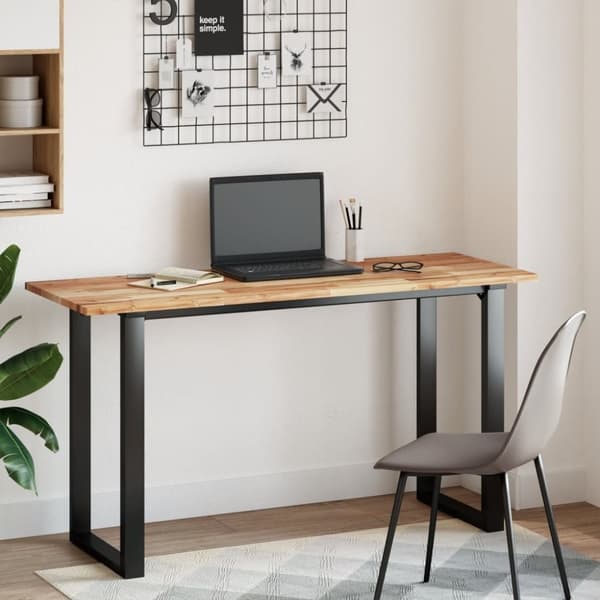 vidaXL bordplade 120x50x2 cm rektangulær massivt akacietræ