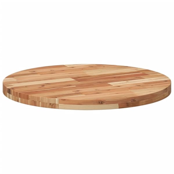 vidaXL bordplade Ø70x4 cm rund massivt akacietræ