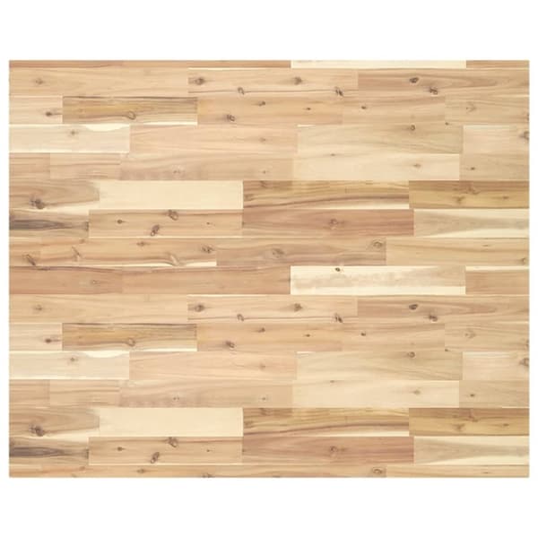 vidaXL Pöytälevy suorakaide 100x80x4 cm täysi akasiapuu