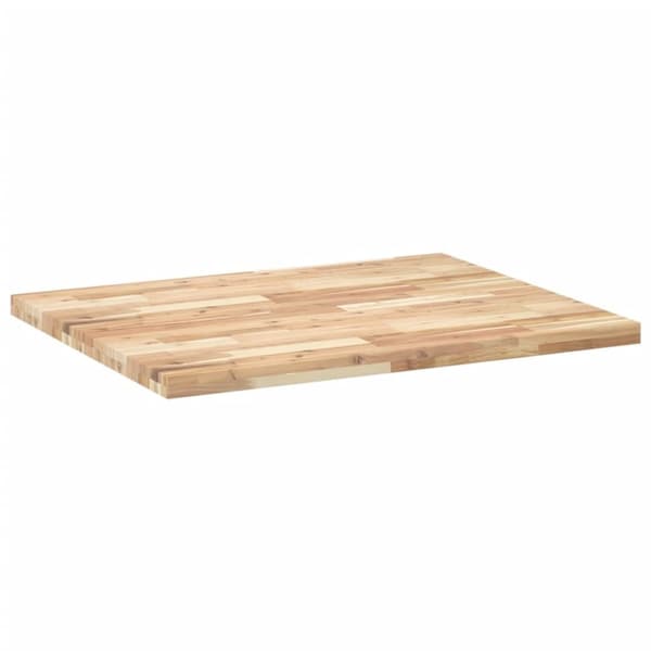 vidaXL Pöytälevy suorakaide 100x80x4 cm täysi akasiapuu