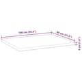 Pikkukuva 10 / 10: vidaXL Pöytälevy suorakaide 100x80x4 cm täysi akasiapuu