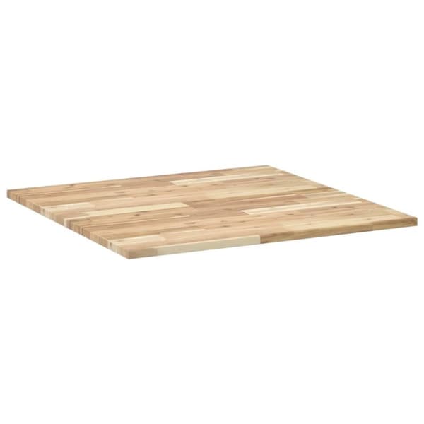 vidaXL Bordsskiva fyrkantig 80x80x2 cm massivt akaciaträ