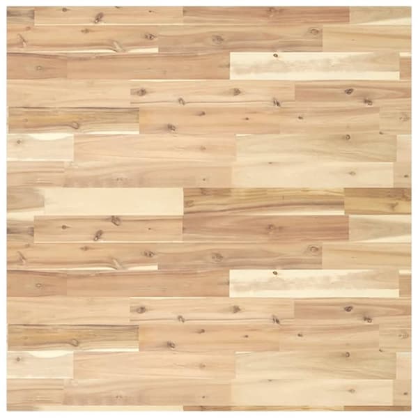 vidaXL Bordsskiva fyrkantig 80x80x2 cm massivt akaciaträ