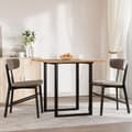 Miniatyrbilde 4 av 10: vidaXL Bordplate firkantet 80x80x2 cm heltre akasie