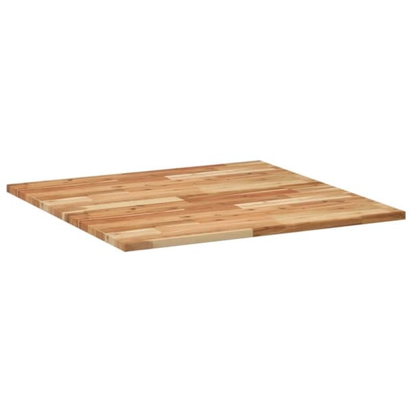 vidaXL Bordplate firkantet 80x80x2 cm heltre akasie