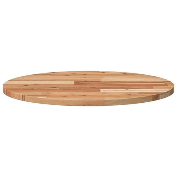 vidaXL Bordplate rund Ø60x2 cm heltre akasie