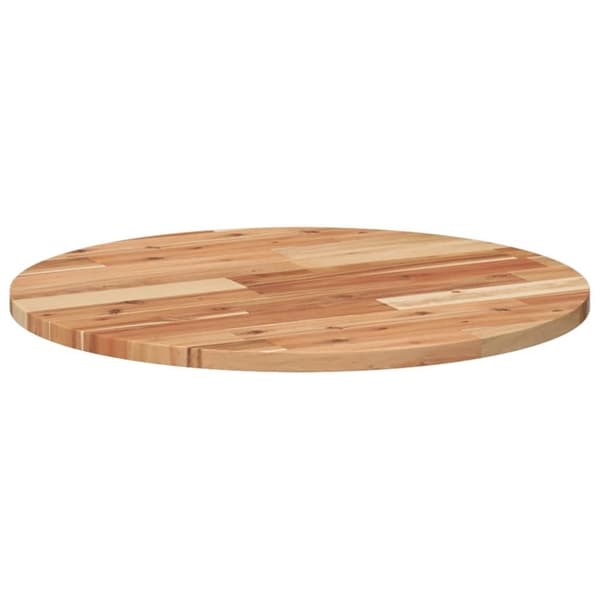 vidaXL Bordplate rund Ø60x2 cm heltre akasie