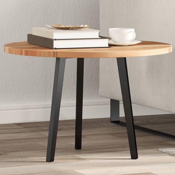 vidaXL Bordplate rund Ø60x2 cm heltre akasie