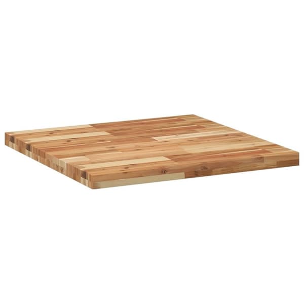 vidaXL Bordplate firkantet 70x70x4 cm heltre akasie