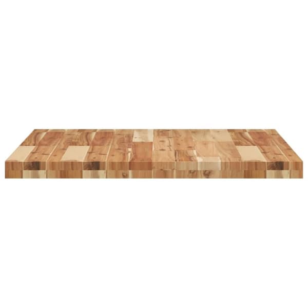vidaXL Bordplate firkantet 70x70x4 cm heltre akasie