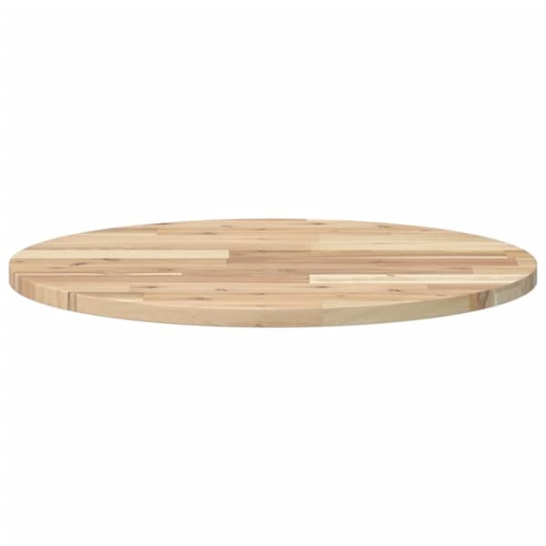 vidaXL Bordplate rund Ø60x2 cm heltre akasie