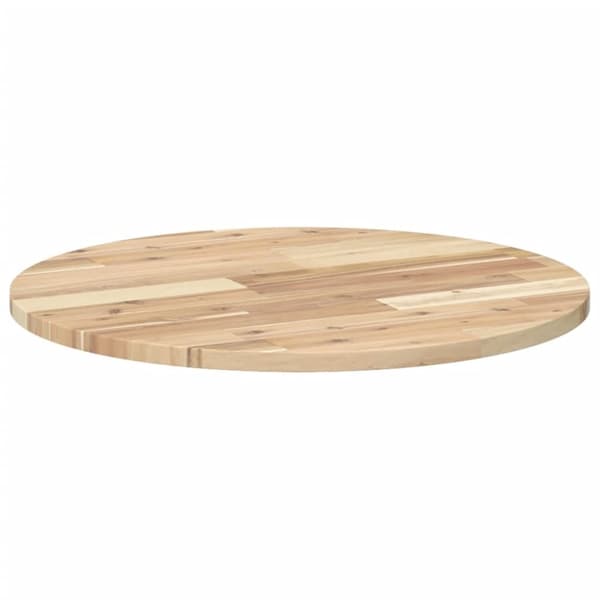 vidaXL Bordplate rund Ø60x2 cm heltre akasie
