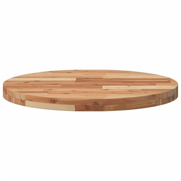 vidaXL Bordsskiva rund Ø60x4 cm massivt akaciaträ