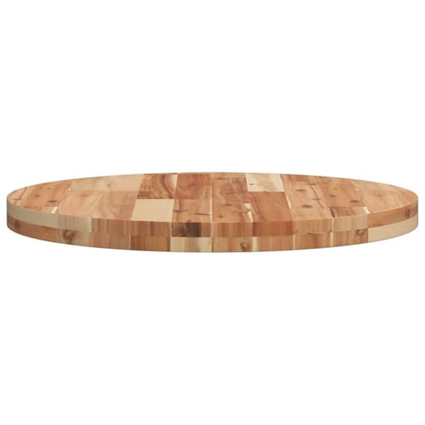 vidaXL Bordsskiva rund Ø60x4 cm massivt akaciaträ
