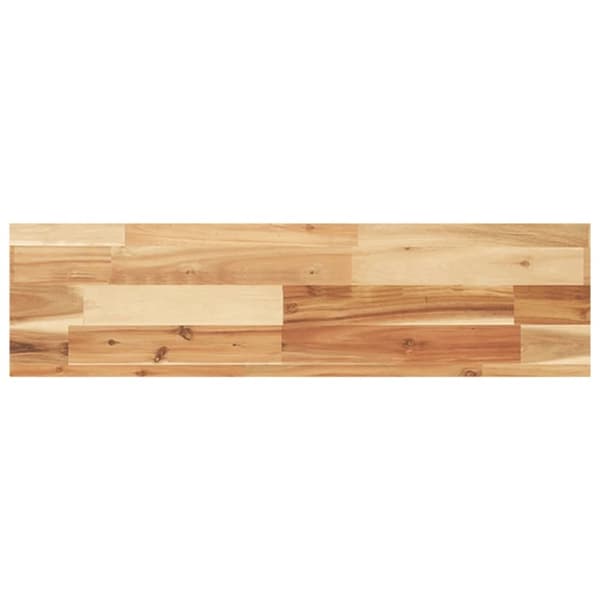 vidaXL Bordplate 100x20x4 cm rektangulær heltre akasie