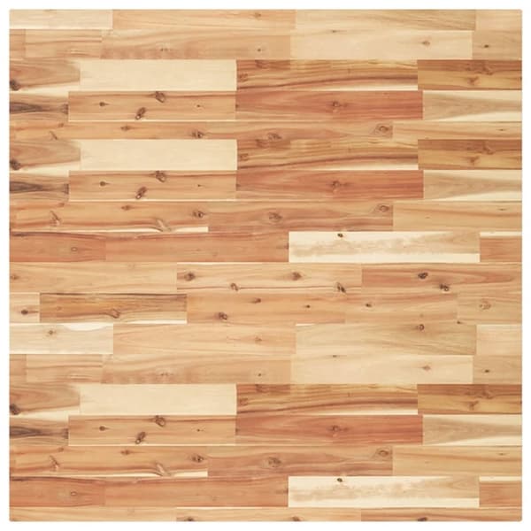 vidaXL Bordplate firkantet 90x90x4 cm heltre akasie