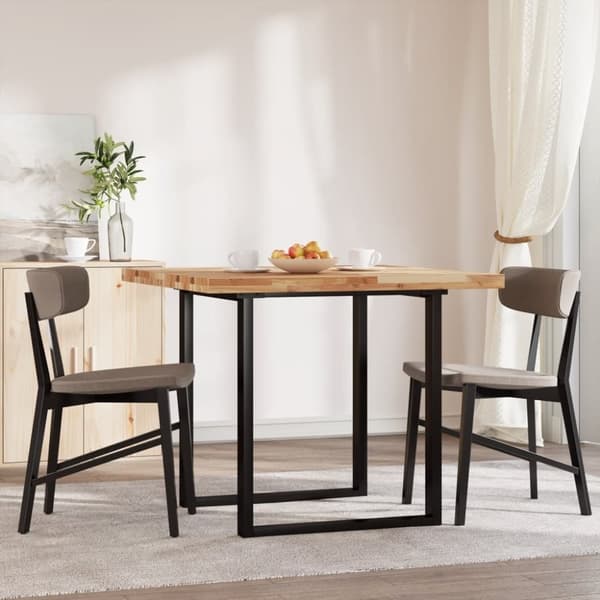 vidaXL Bordplate firkantet 90x90x4 cm heltre akasie