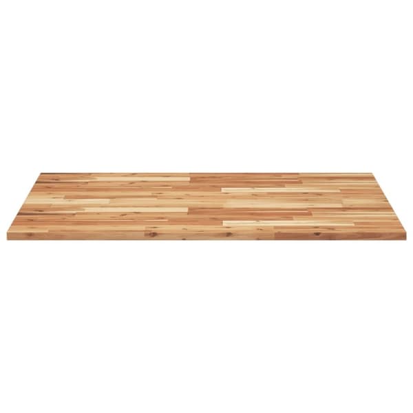 vidaXL Bordplate rektangulær 100x80x2 cm heltre akasie