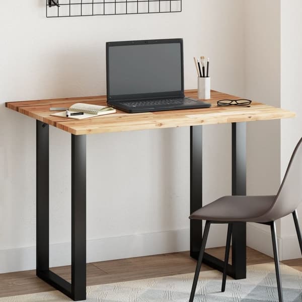 vidaXL Bordplate rektangulær 100x80x2 cm heltre akasie