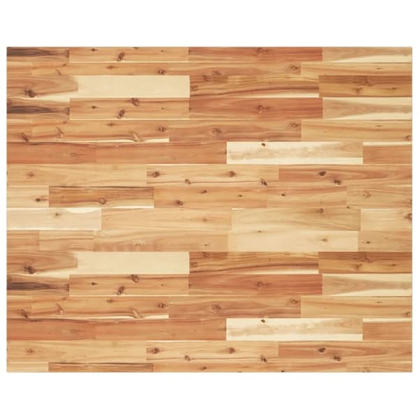 vidaXL Bordplate rektangulær 100x80x2 cm heltre akasie