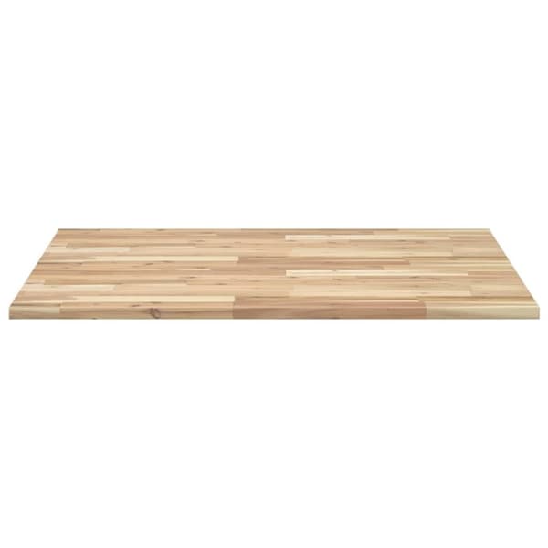 vidaXL Bordplate firkantet 90x90x2 cm heltre akasie