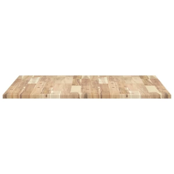 vidaXL Bordplate firkantet 90x90x2 cm heltre akasie