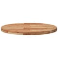 Miniatyrbilde 5 av 10: vidaXL Bordplate rund Ø80x4 cm heltre akasie