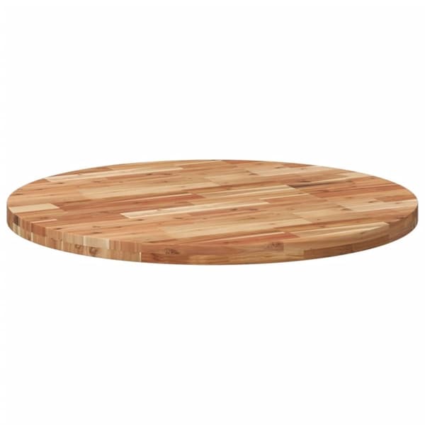 vidaXL Bordsskiva rund Ø90x4 cm massivt akaciaträ