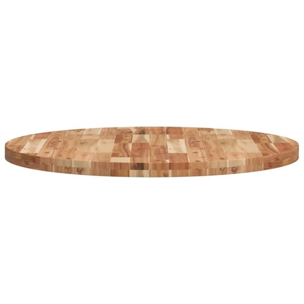 vidaXL Bordplate rund Ø90x4 cm heltre akasie