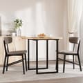 Miniatyrbilde 4 av 10: vidaXL Bordplate rund Ø90x2 cm heltre akasie