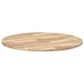 Miniatyrbilde 6 av 10: vidaXL Bordplate rund Ø90x2 cm heltre akasie