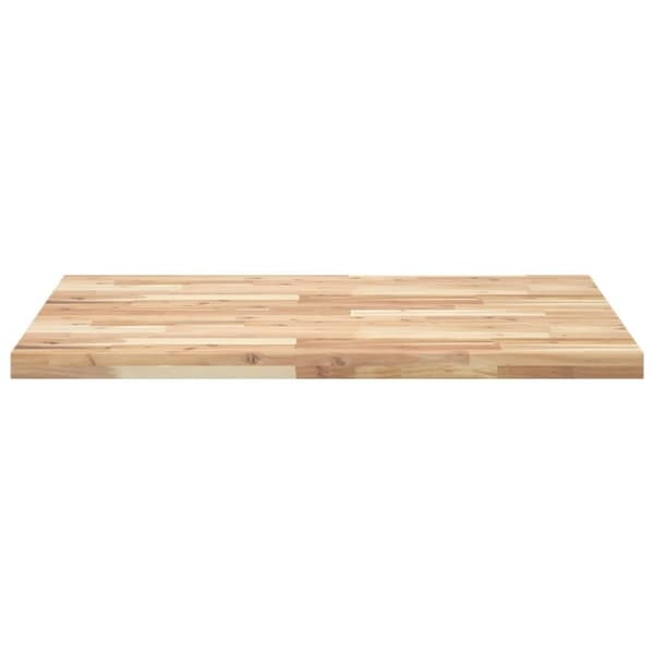 vidaXL Bordsskiva rektangulär 100x80x4 cm massivt akaciaträ